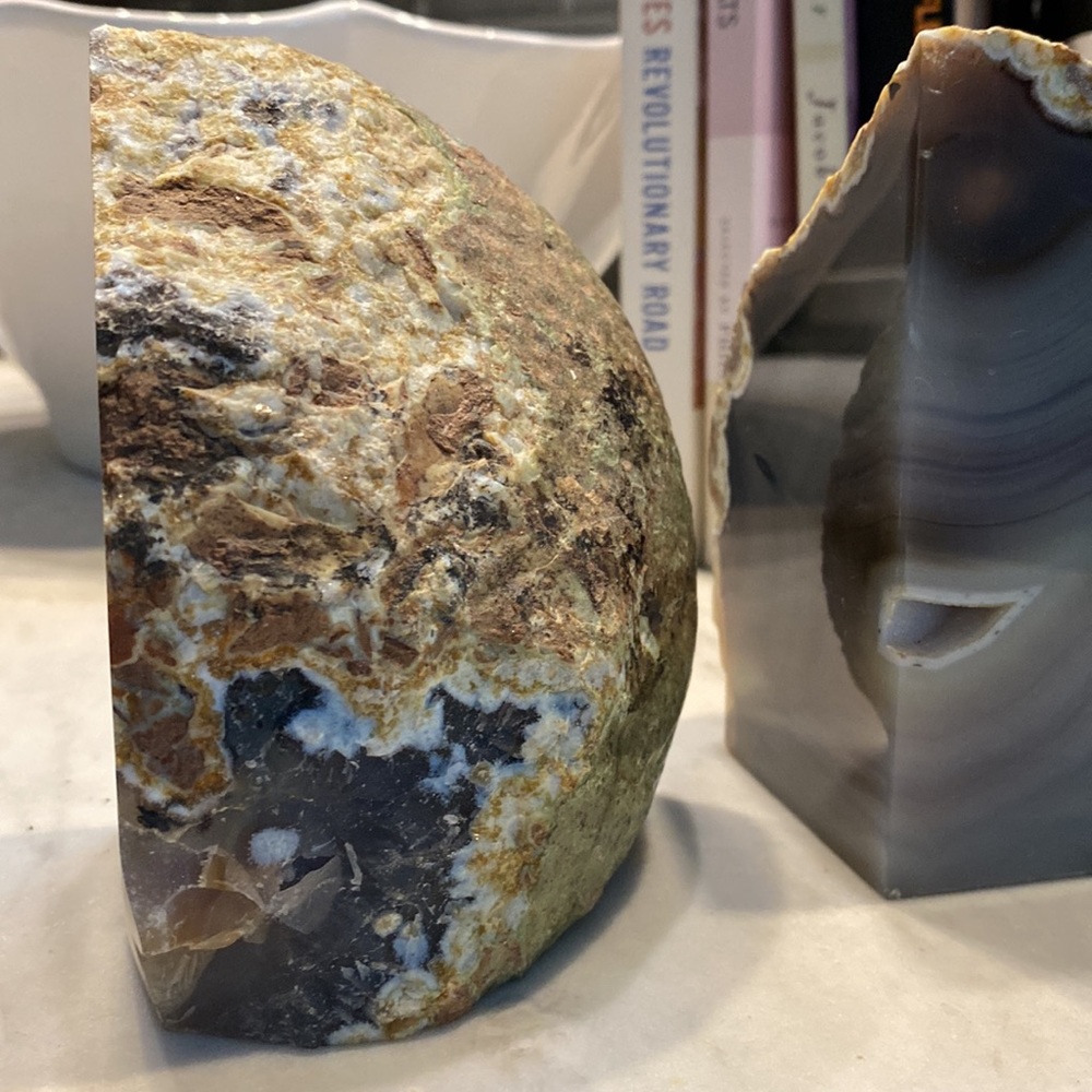 Agate Geode Bookends - Picture 8 of 13